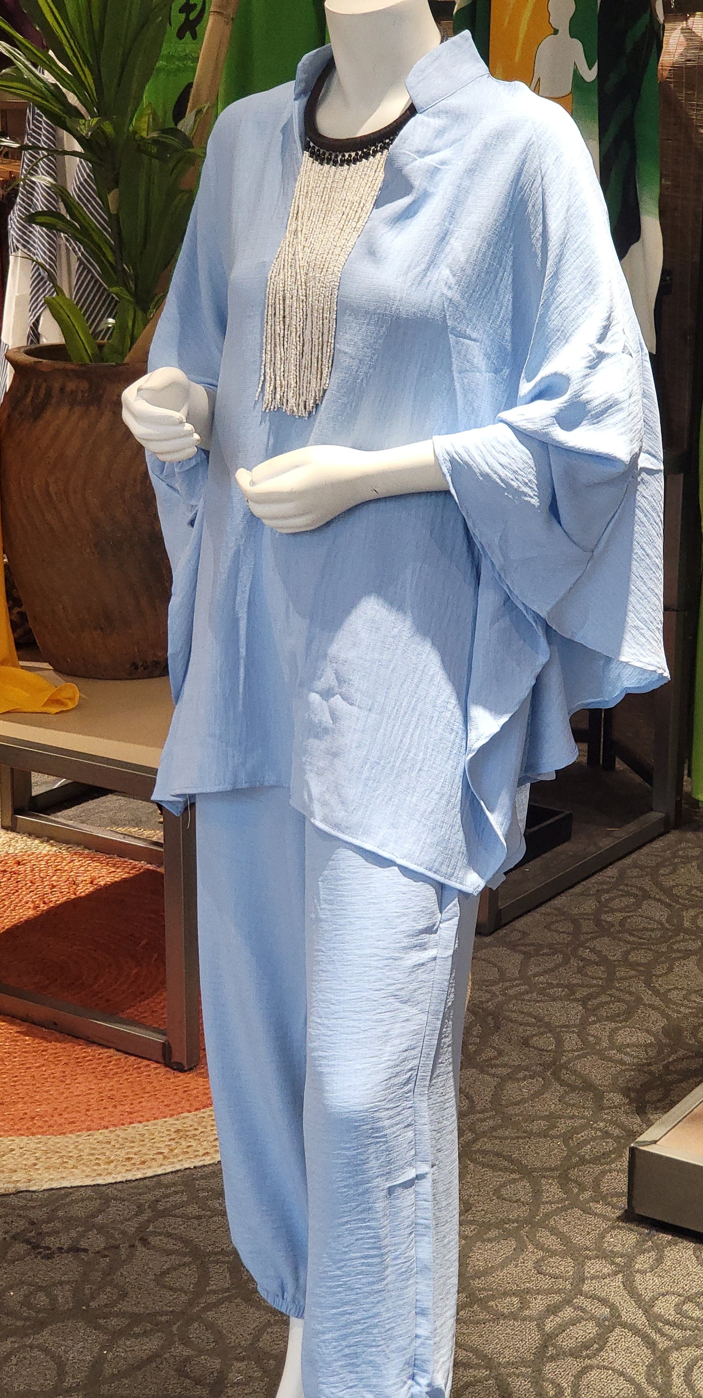 Poncho Top and Pant Set ( On Backorder)